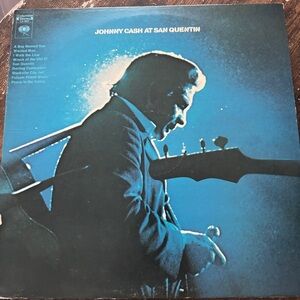Johnny Cash At San Quentin Vinyl Record, Pre Owned, Good Condition